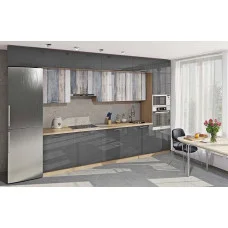 Kitchen "Painted high gloss with printing" KX-6745